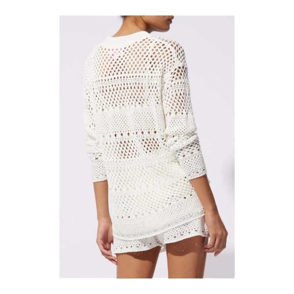 Solid & Striped Max Sweater in White NWT - Picture 6 of 8